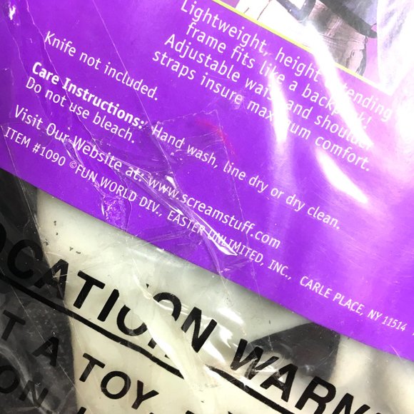 Scream Stalker Ghost Face Scream Giant  Costume NWT NOS Vintage Collectible - Picture 10 of 15